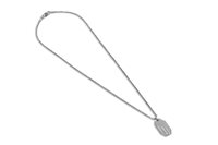 Collar Borsari gioielli Hombre MAVERICK in Plata CL-MAV01PF - CL-MAV01PF